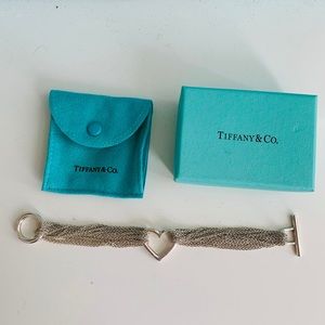 Authentic Tiffany&co heart Bracelet